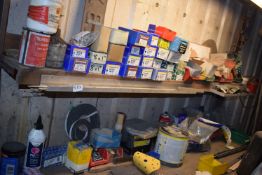 *Contents of Shelf and Under to Include Assorted Screws, Bolts, Rivets, etc.