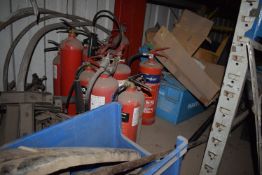 *Assorted Fire Extinguishers, Trim, Pipes, etc.