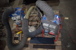 *Pallet Containing 3-phase to Industrial 240v Convertors and Air Pipe Exchange Units