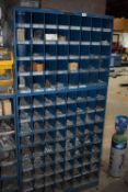 *Components Pigeonholes with Contents Including Assorted Bolts, Washers, etc.