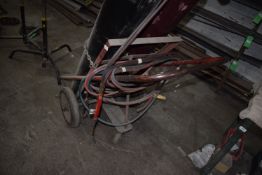 *Gas Bottle Trolley with Pipes and Nozzles (bottles not included)