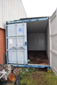 *Corten 20ft Steel Container with Two Doors 8ft wide x 8.5ft tall (Collection by appointment)