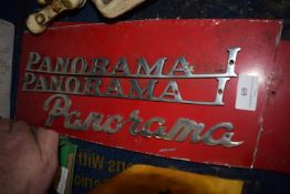 *2x Panorama I Badges and 1x Vintage Style Panorama Badge