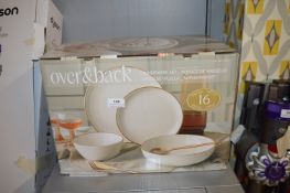 *Over & Back 16pc Dinnerware Set