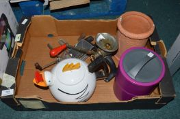 Vintage Kitchenware Including Chicken Kettle, etc.