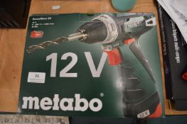 *Metabo 12v Drill
