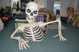 *Giant Ground Breaking Skeleton with LCD Eyes