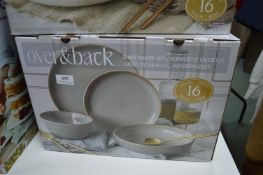 *Over & Back 16pc Dinnerware Set