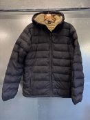 *32 Degrees Heat Black Light Padded Hooded Jacket, Size - M