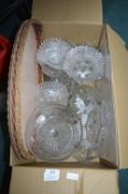 Vintage Glassware Dishes, etc.