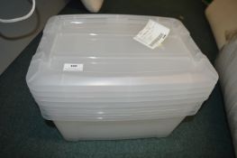 *Iris 15L Storage Boxes 4pk