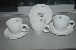 3x Rijo Cup & Saucers