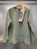 *32 Degrees Heat Olive Green Crew Neck Jumper, Size - S