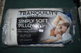 *Tencel Tranquillity Sterling Collection Simply Soft Pillows 2pk