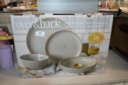 *Over & Back 16pc Dinnerware Set