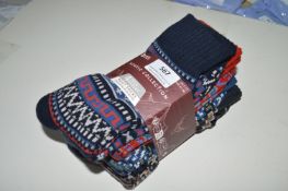 Nordic Collection Cotton Boot Socks 4pk Size: 7-11