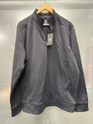 *Under Armour Black Half Zip Top, Size - L