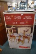 *Set of Three Large Christmas Reindeers