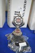 Harley Davidson Decorative Pocket Watch with Stand and Leather Belt Pouch