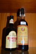 Emva Cream Fortified Wine 70cl and El Canario 1L