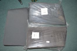 *3x Grey Back Cushions