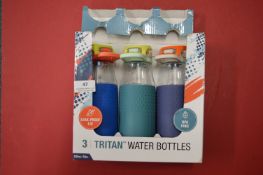 *3x Triton Water Bottles