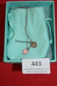 Tiffany Style Costume Jewellery Heart Necklace