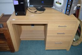 Modern Three Drawer Desk
