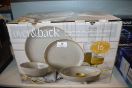 *Over & Back 16pc Dinnerware Set