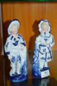 Pair of Continental Bisque Figures