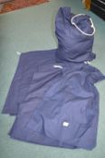 12x Navy Cotton Drawstring Bags