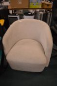 *Stone Upholstered Tub Chair