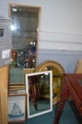 Assorted Famed Mirrors and Pictures