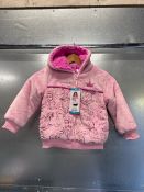 Disney Princess Plush Zip Front Hoodie - Age 4