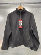 *Spyder Active Black Half Zip Top, Size - M