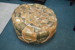 Eastern Style Gilded Pouffe