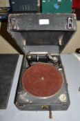 Columbia Portable Windup Gramophone