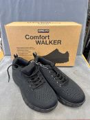 *Kirkland Comfort Walker Black Trainers - Size 8