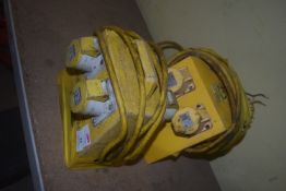 *2x Four Way 110v Splitters