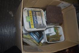 Box Containing Staple Gun, Bolts, etc.