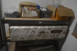 *Bowl and a Half Sink, Quantity of Assorted Hand Sanitiser, Laminate Flooring, etc.