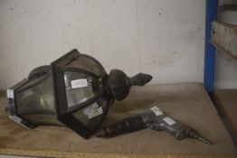 *Pneumatic Drill and an Outside Light