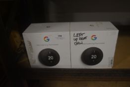 2x Google Nest Learning Thermostats