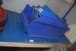 Wall Mounted Storage with Lin Bins