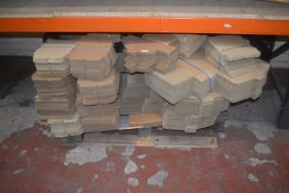 *Pallet of Assorted Flat Packed Cardboard Boxes