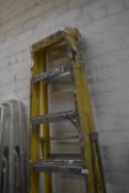 *Eight Tread Fiberglass Step Ladder (AF - well used)