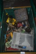 Tray Containing Drill Bits, Jig Saw Blades, File, Tape Measure, etc.