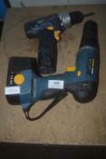 2x Work Zone Cordless Drills