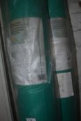 *5x Rolls of Green Scaffold Debris Fencing 2x50m