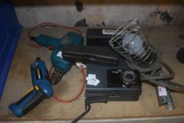 Mixed Lot Including Drills, Work Lamp, Camera, etc.